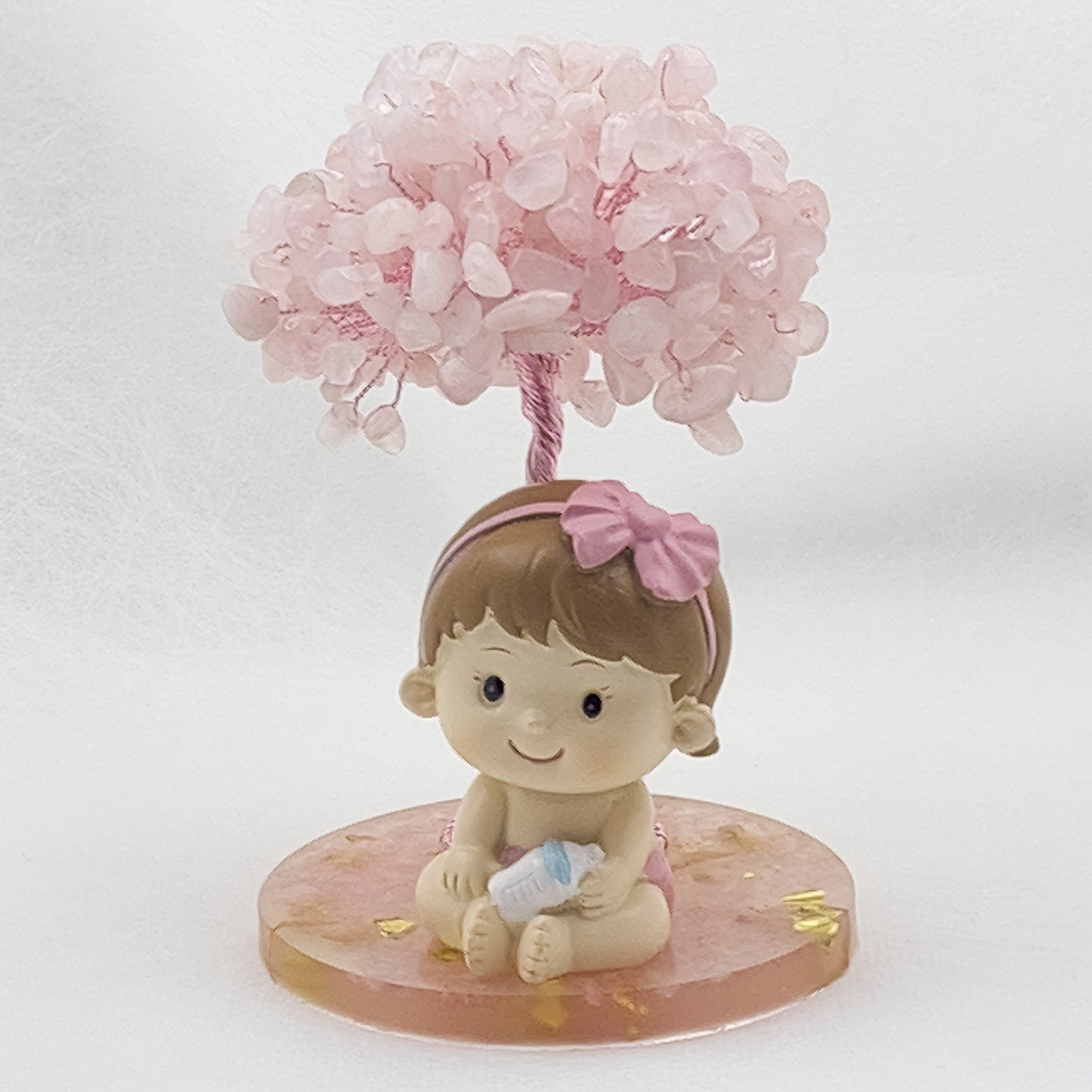 Rose Quartz Tree  Baby love Girl @ Love Paradise Series