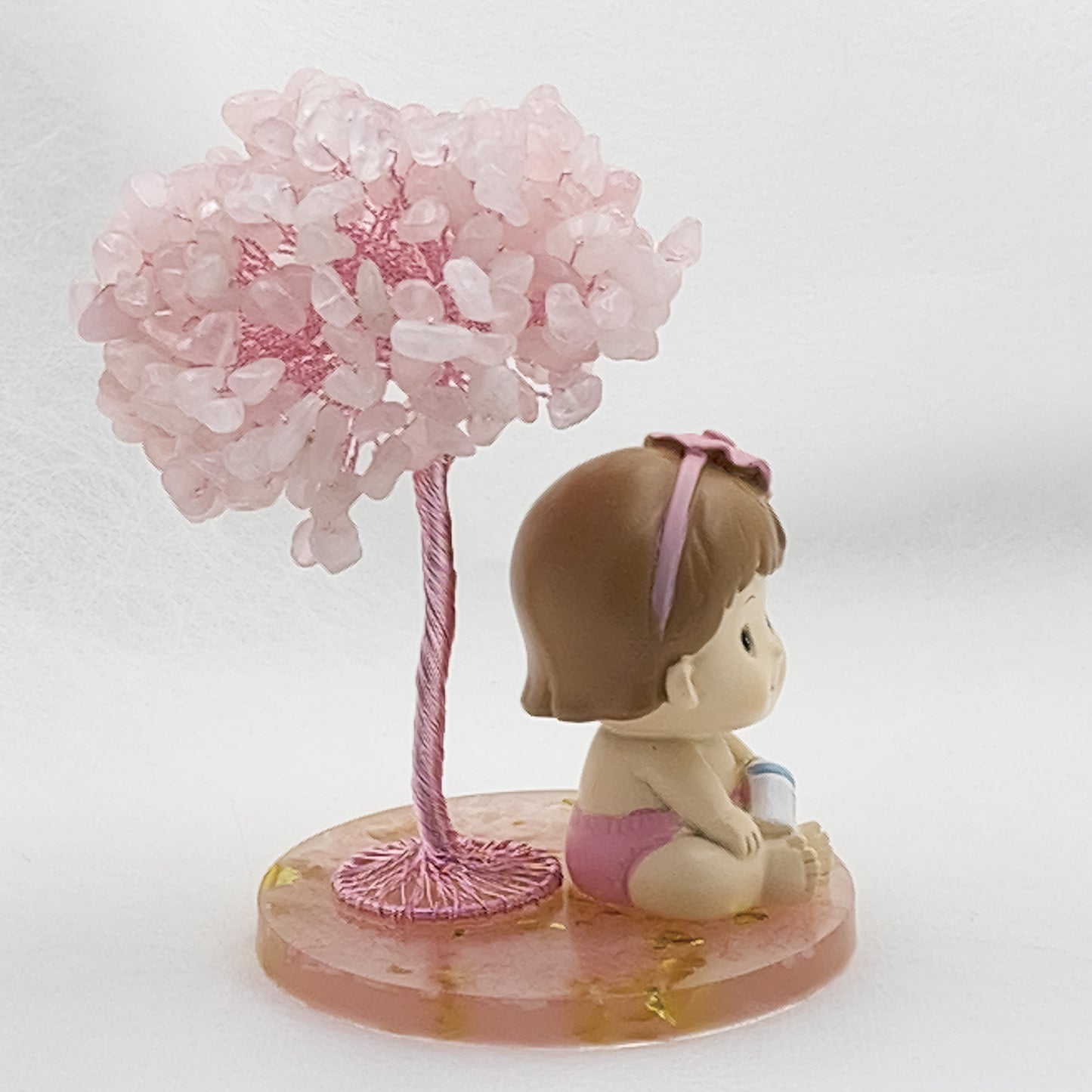 Rose Quartz Tree  Baby love Girl @ Love Paradise Series