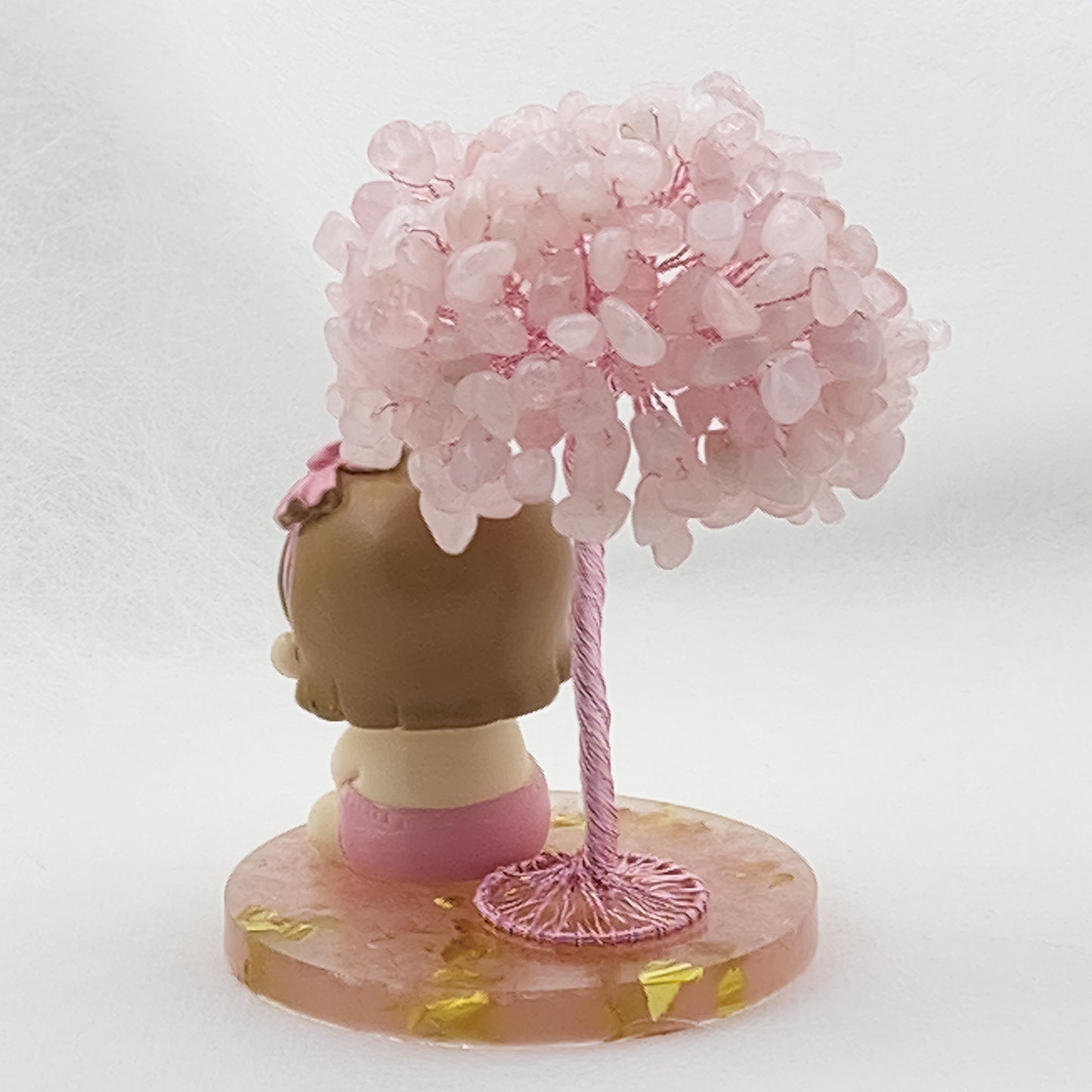 Rose Quartz Tree  Baby love Girl @ Love Paradise Series