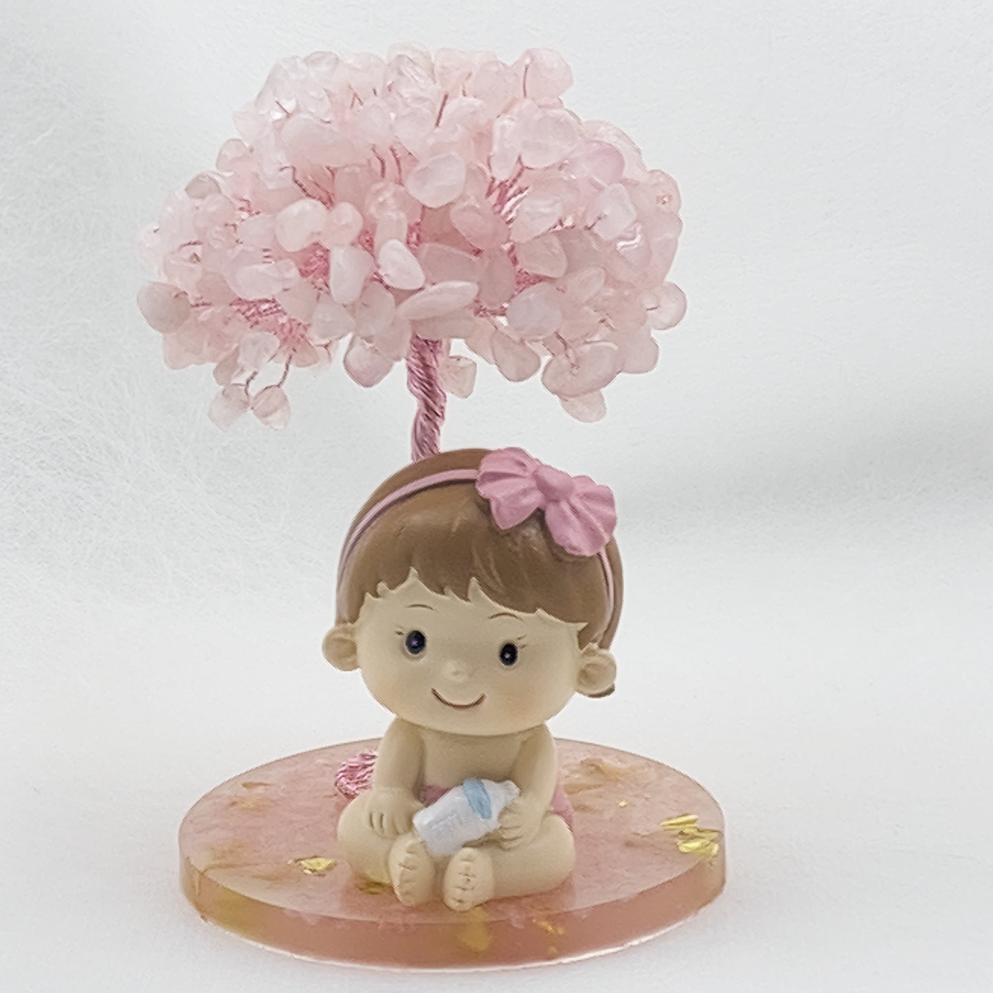 Rose Quartz Tree  Baby love Girl @ Love Paradise Series