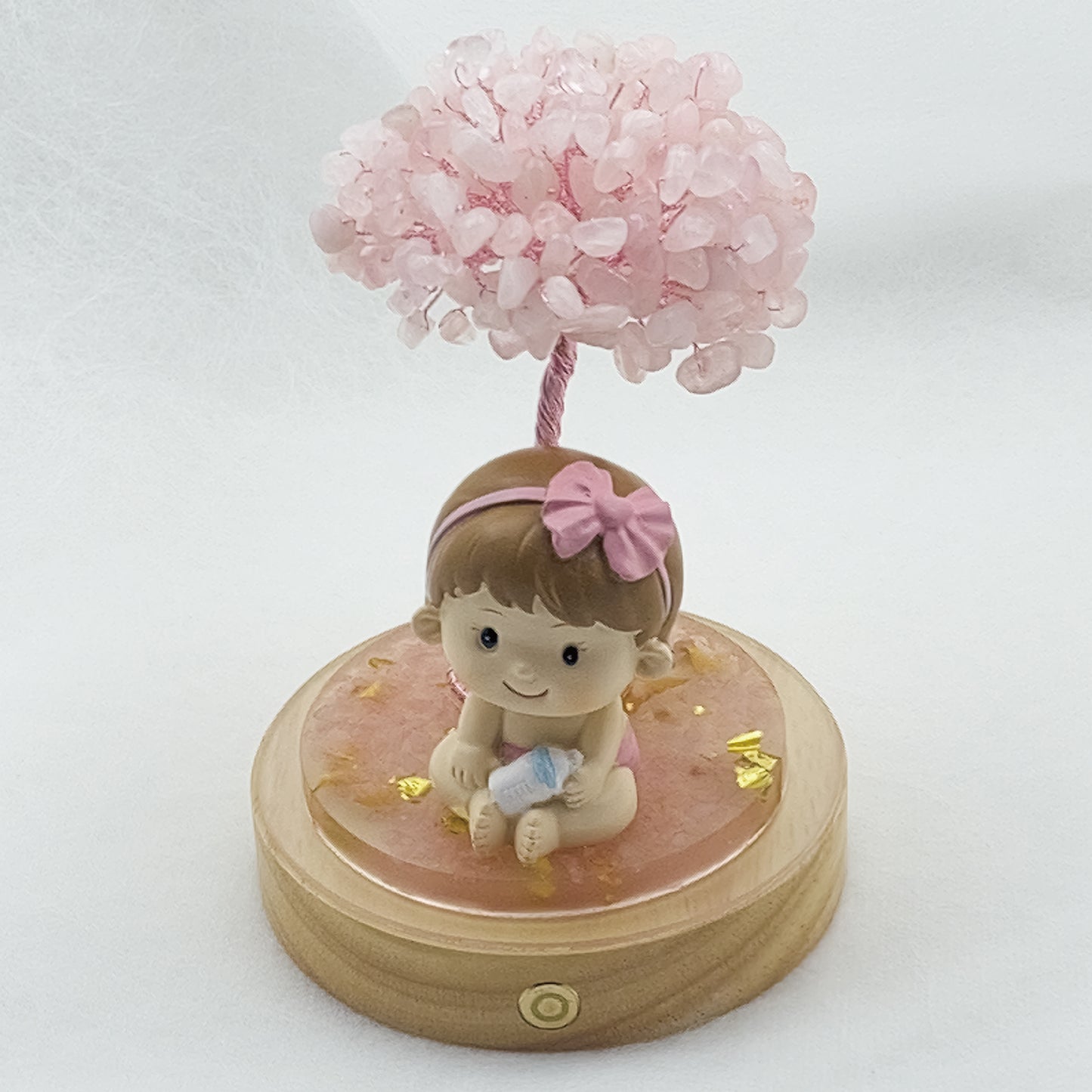 Rose Quartz Tree  Baby love Girl @ Love Paradise Series