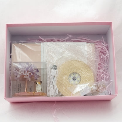 Lavender Amethyst Tree Corgi Dog A2 @ Love Paradise Series