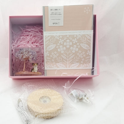 Lavender Amethyst Tree Corgi Dog A2 @ Love Paradise Series