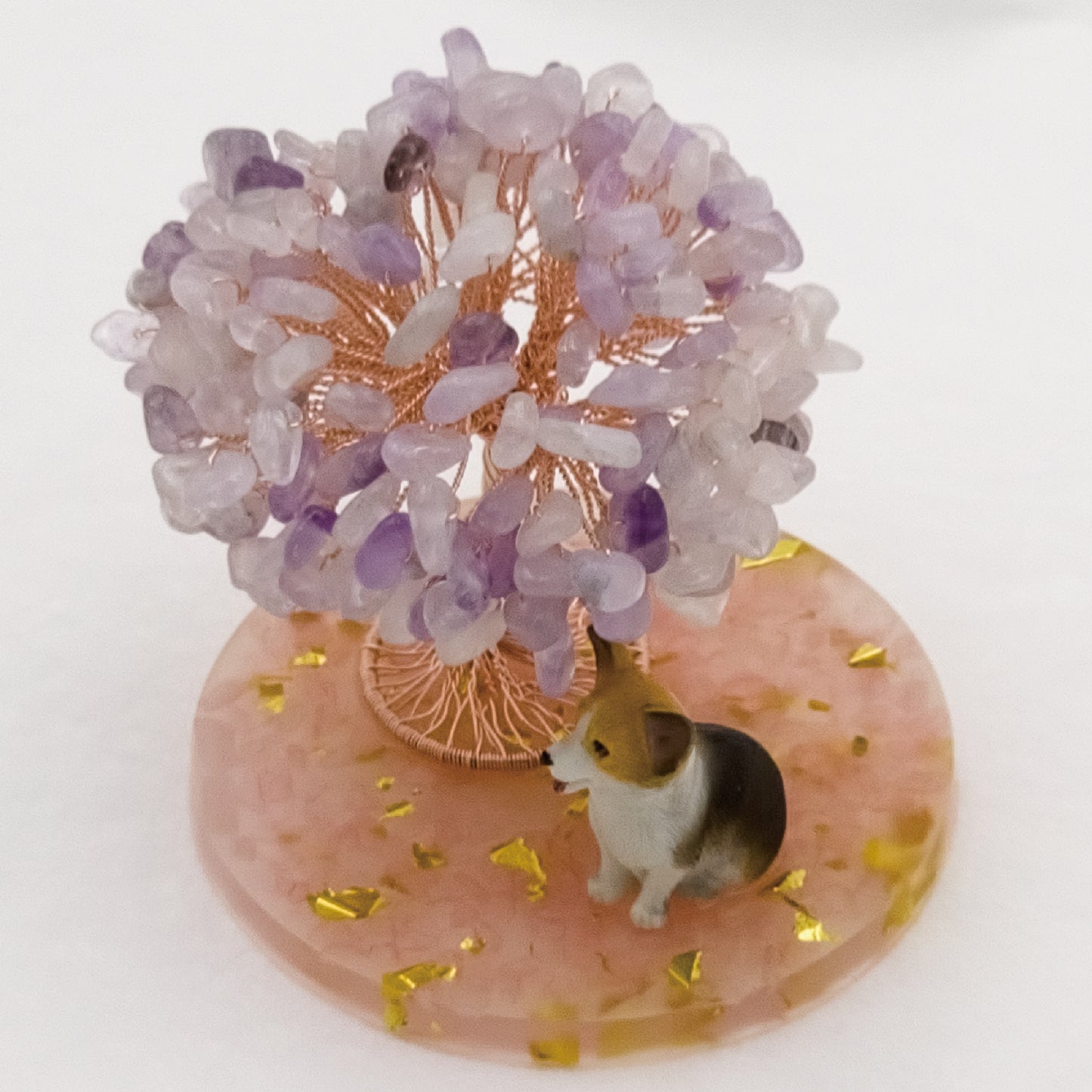 Lavender Amethyst Tree Corgi Dog A2 @ Love Paradise Series