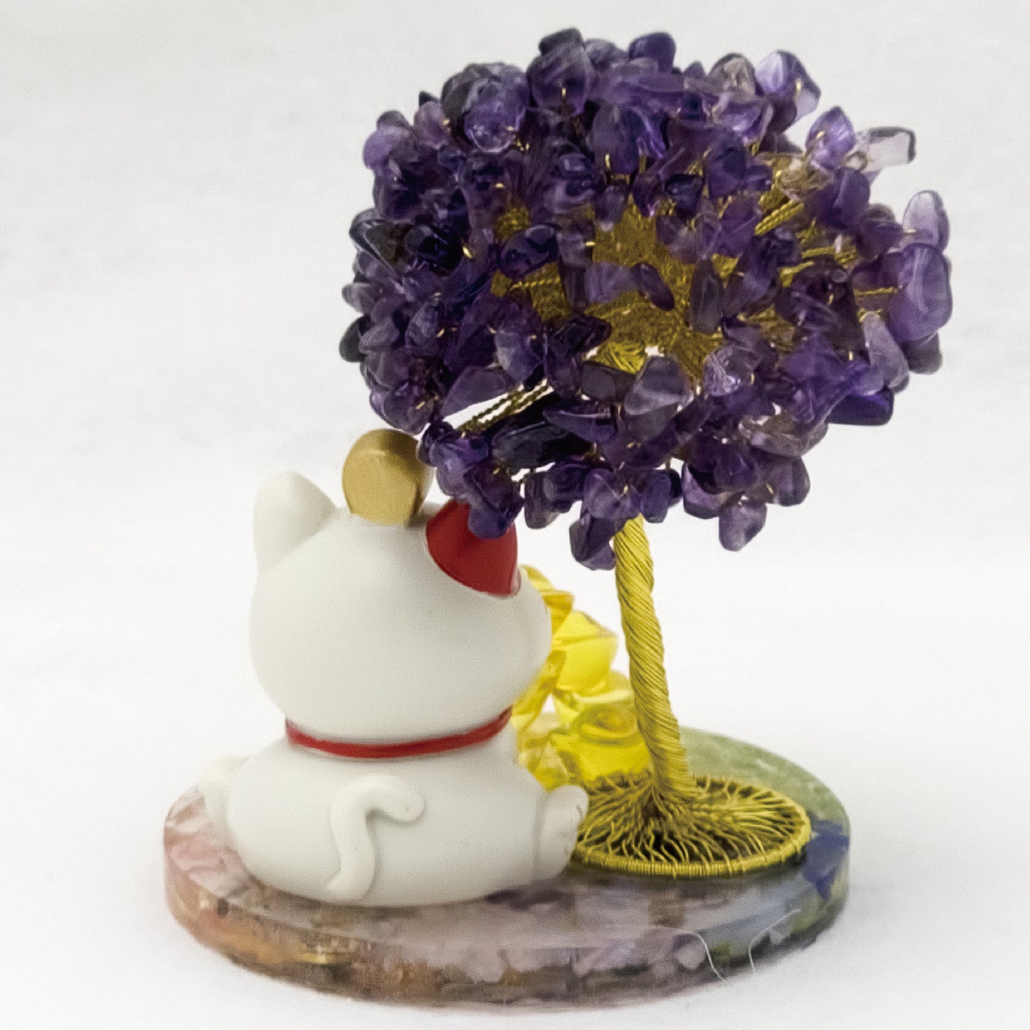 2026 Amethyst Lucky Love Crystal Tree Money Cat & Nine Gold Ingot CLS @ Lucky Love Series