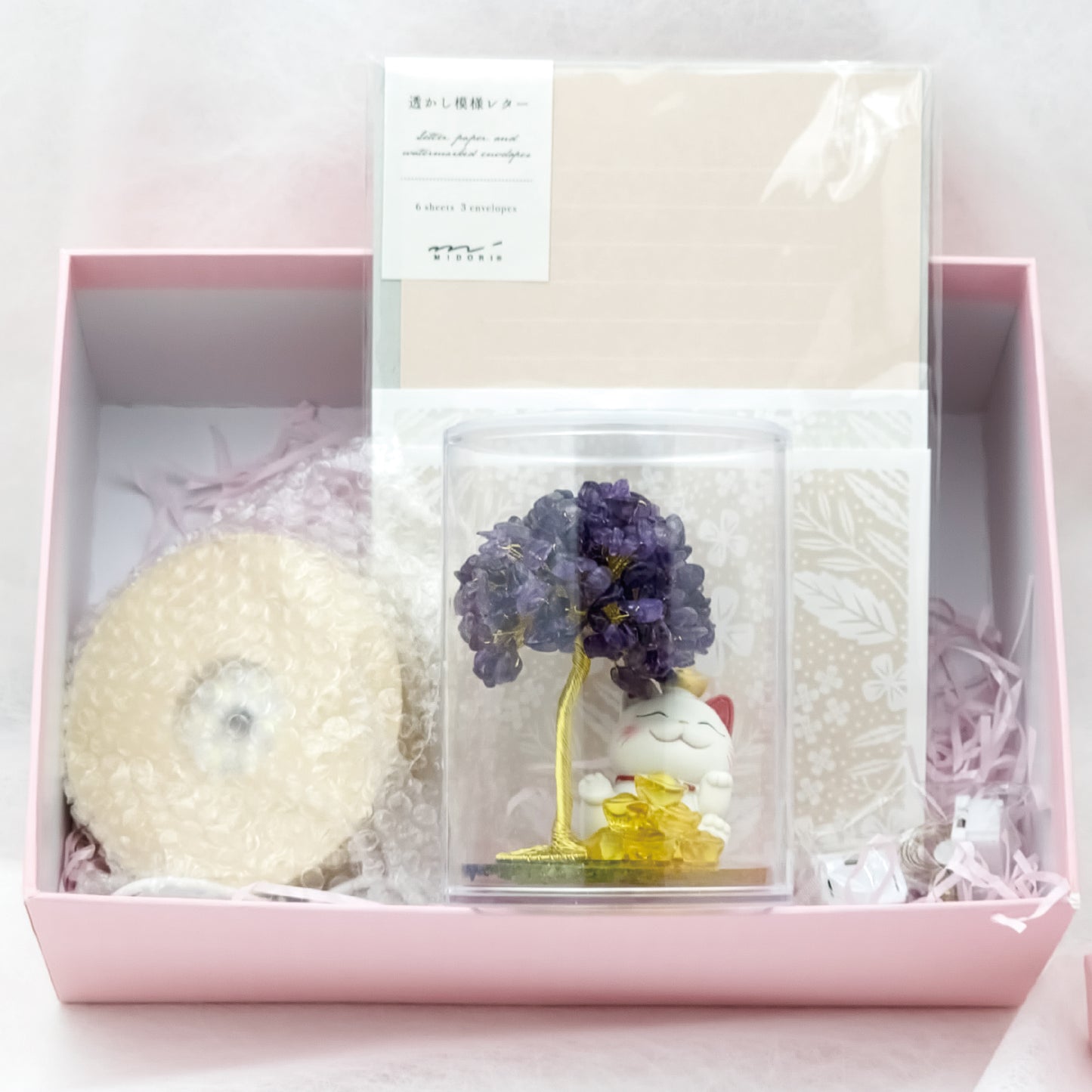 2026 Amethyst Lucky Love Crystal Tree Money Cat & Nine Gold Ingot Pi @ Lucky Love Series