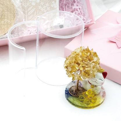 2026 Citrine Lucky Love Crystal Tree Money Cat & Nine Gold Ingot Kappa @ Lucky Love Series