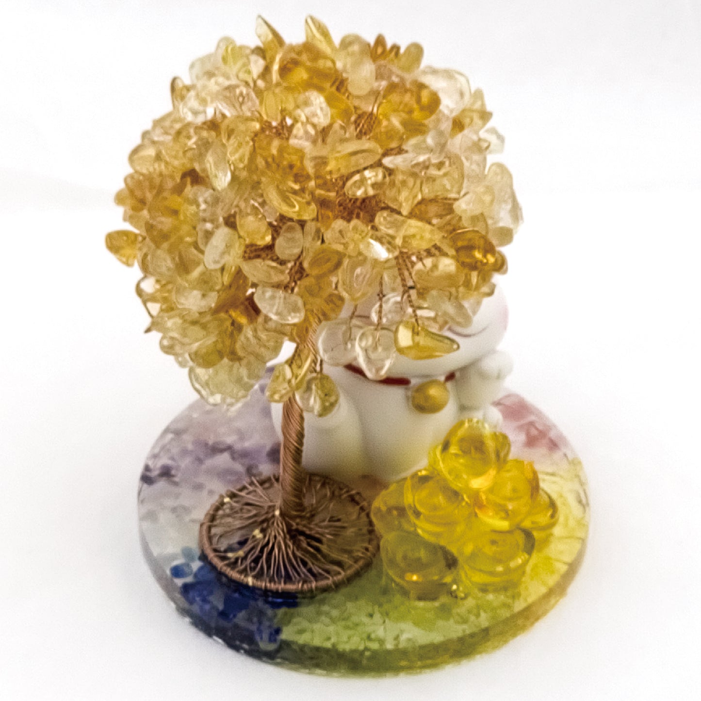 2026 Citrine Lucky Love Crystal Tree Money Cat & Nine Gold Ingot Kappa @ Lucky Love Series