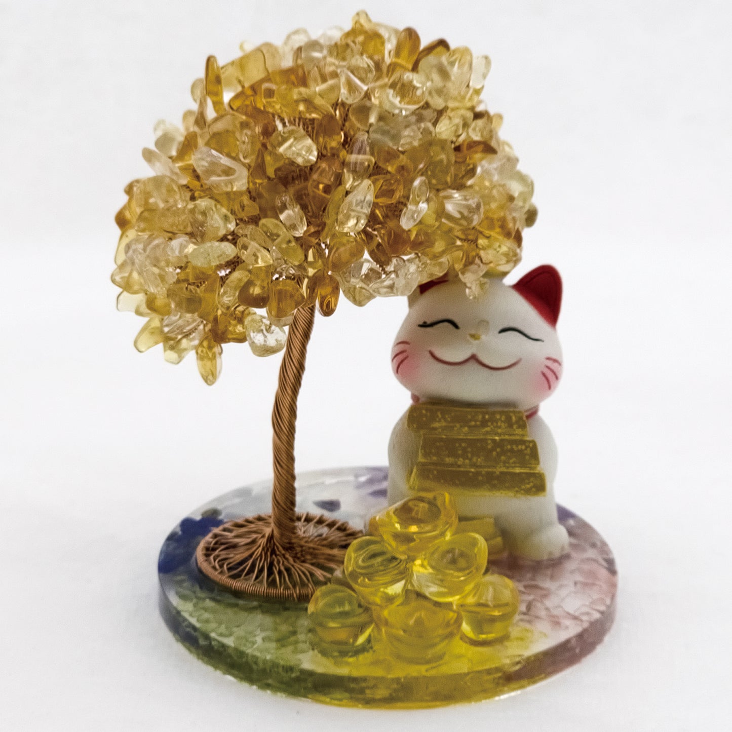 2026 Citrine Lucky Money Crystal Tree Money Cat & Nine Gold Ingot Alpha @ Lucky Love Series