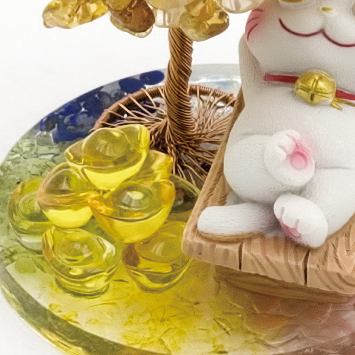 2026 Citrine  Lucky Money Crystal Tree & Nine Gold Ingot $$ @ Love Paradise Series