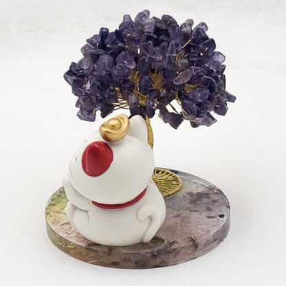 Amethyst Lucky Love Crystal Tree Q @ Lucky Love Series