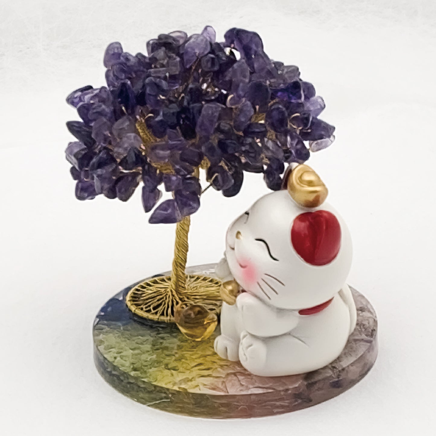 Amethyst Lucky Love Crystal Tree Q @ Lucky Love Series