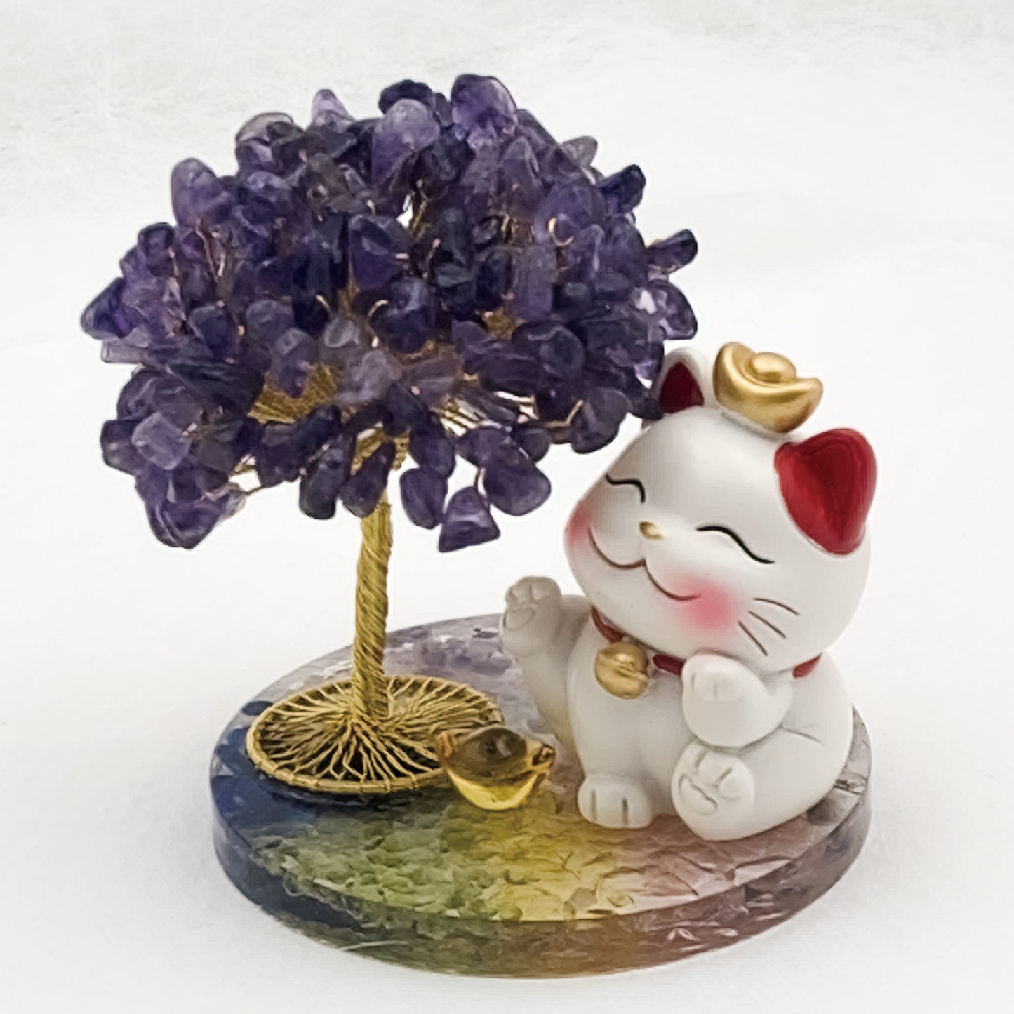 Amethyst Lucky Love Crystal Tree Q @ Lucky Love Series
