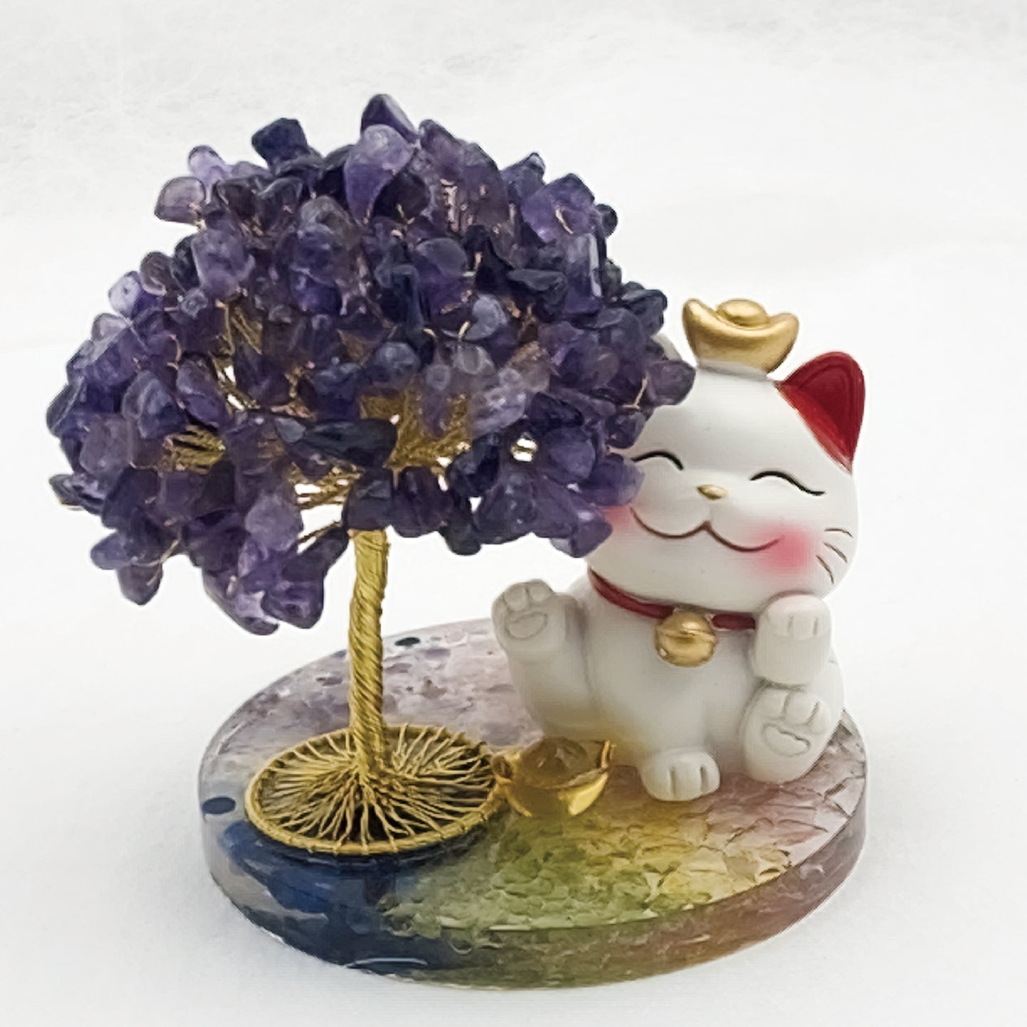 Amethyst Lucky Love Crystal Tree Q @ Lucky Love Series