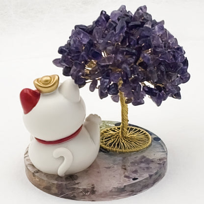 Amethyst Lucky Love Crystal Tree Q @ Lucky Love Series