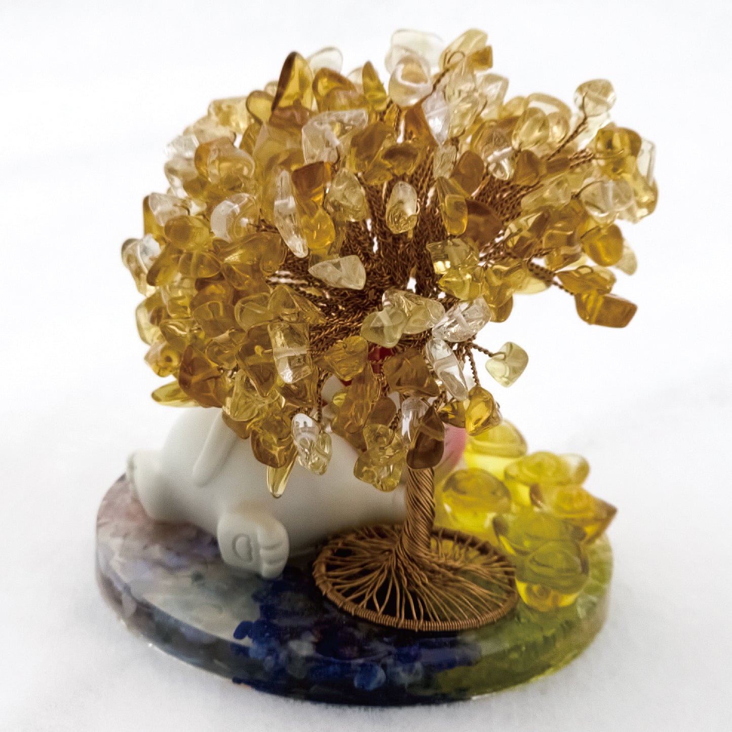 2026 Citrine Lucky Love Crystal Tree Money Cat & Six Gold Ingot Z @ Lucky Love Series