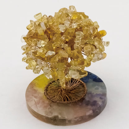 Citrine  Lucky Money Crystal Tree W @ Love Paradise Series