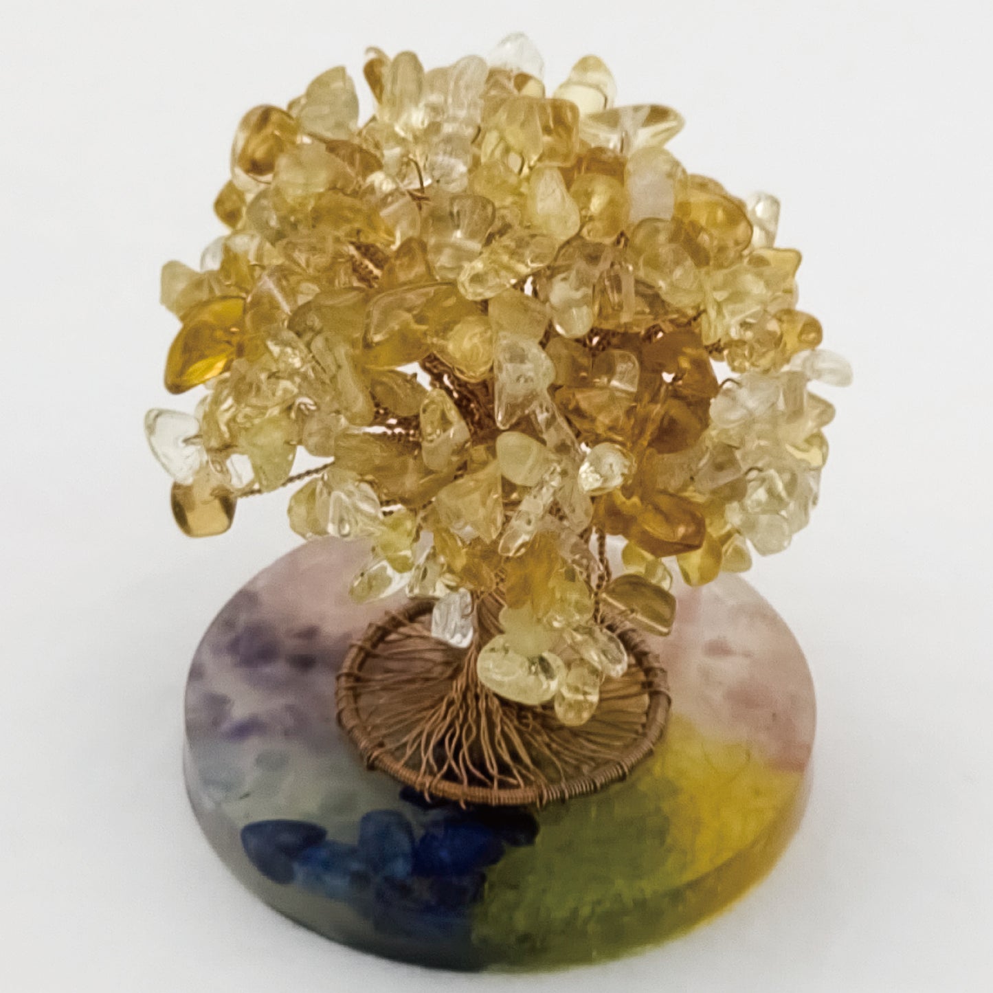 Citrine  Lucky Money Crystal Tree W @ Love Paradise Series