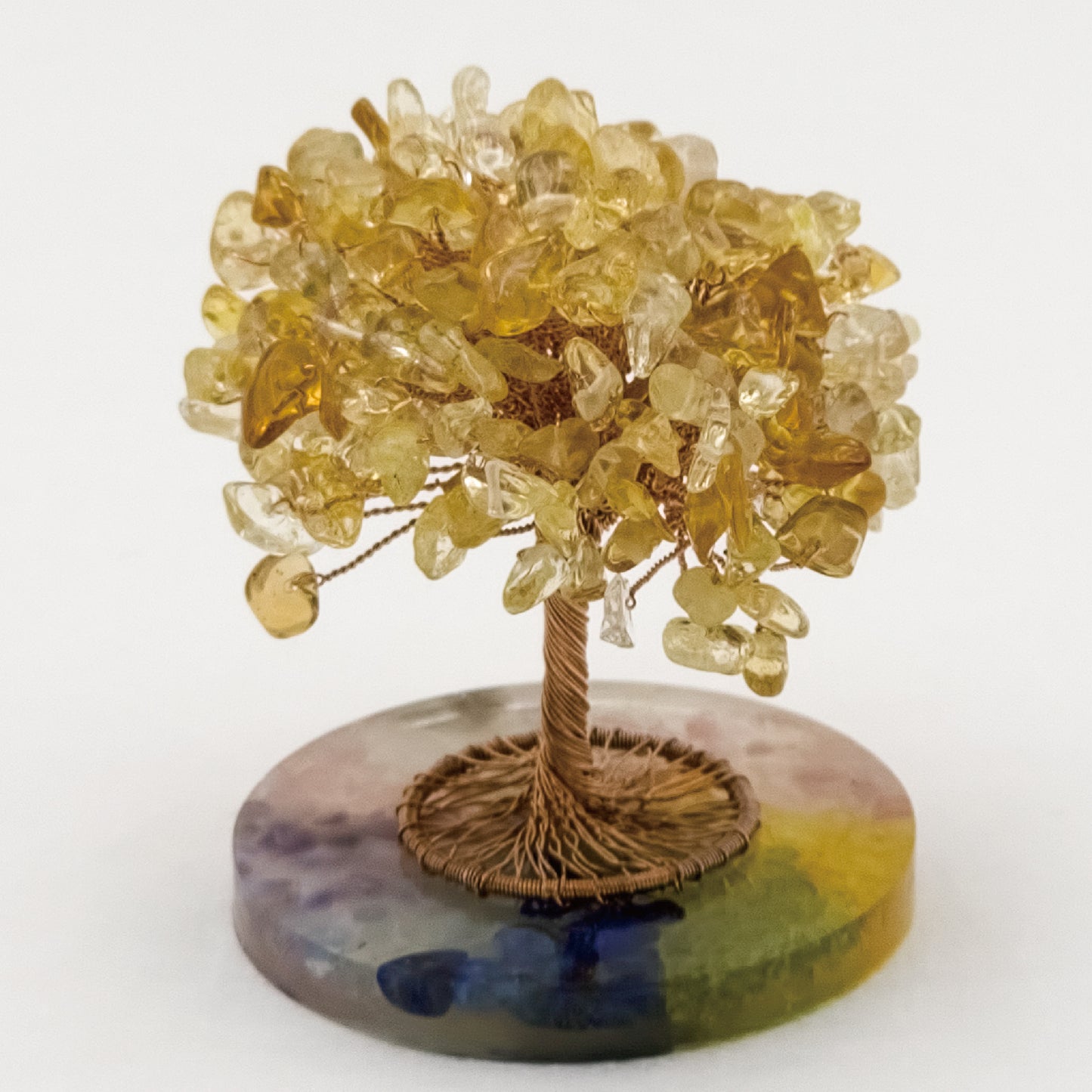 Citrine  Lucky Money Crystal Tree W @ Love Paradise Series