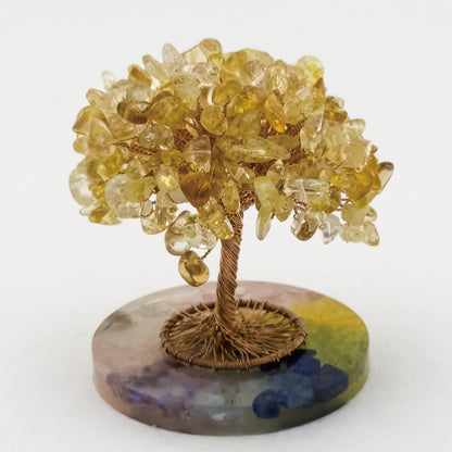 Citrine  Lucky Money Crystal Tree W @ Love Paradise Series