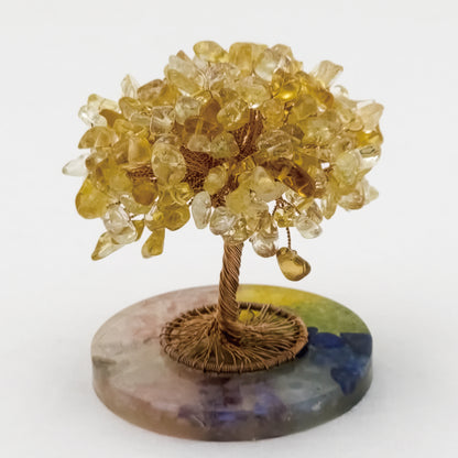 Citrine  Lucky Money Crystal Tree W @ Love Paradise Series