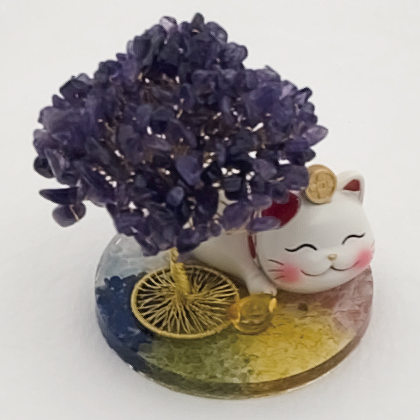 Amethyst Lucky Love Crystal Tree I @ Love Paradise Series