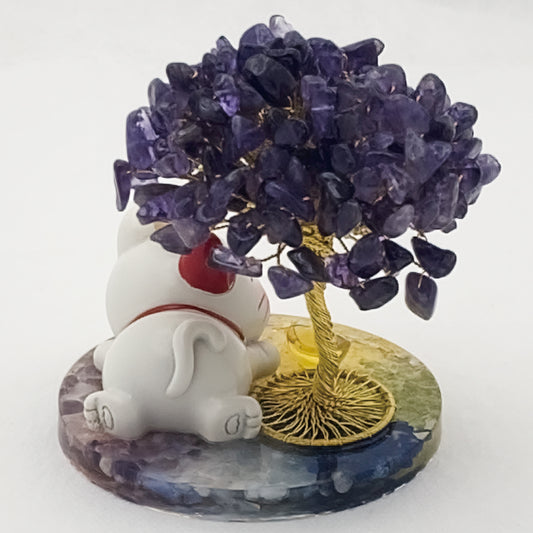 Amethyst Lucky Love Crystal Tree I @ Love Paradise Series