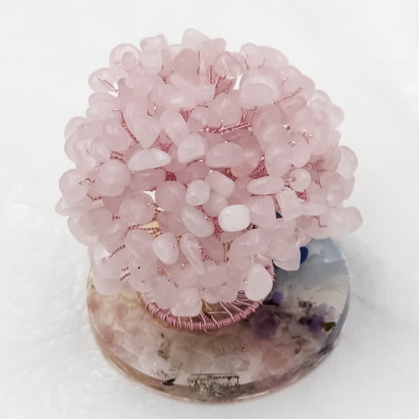 Rose Quartz Lucky Love Crystal Tree L @ Lucky Love Series