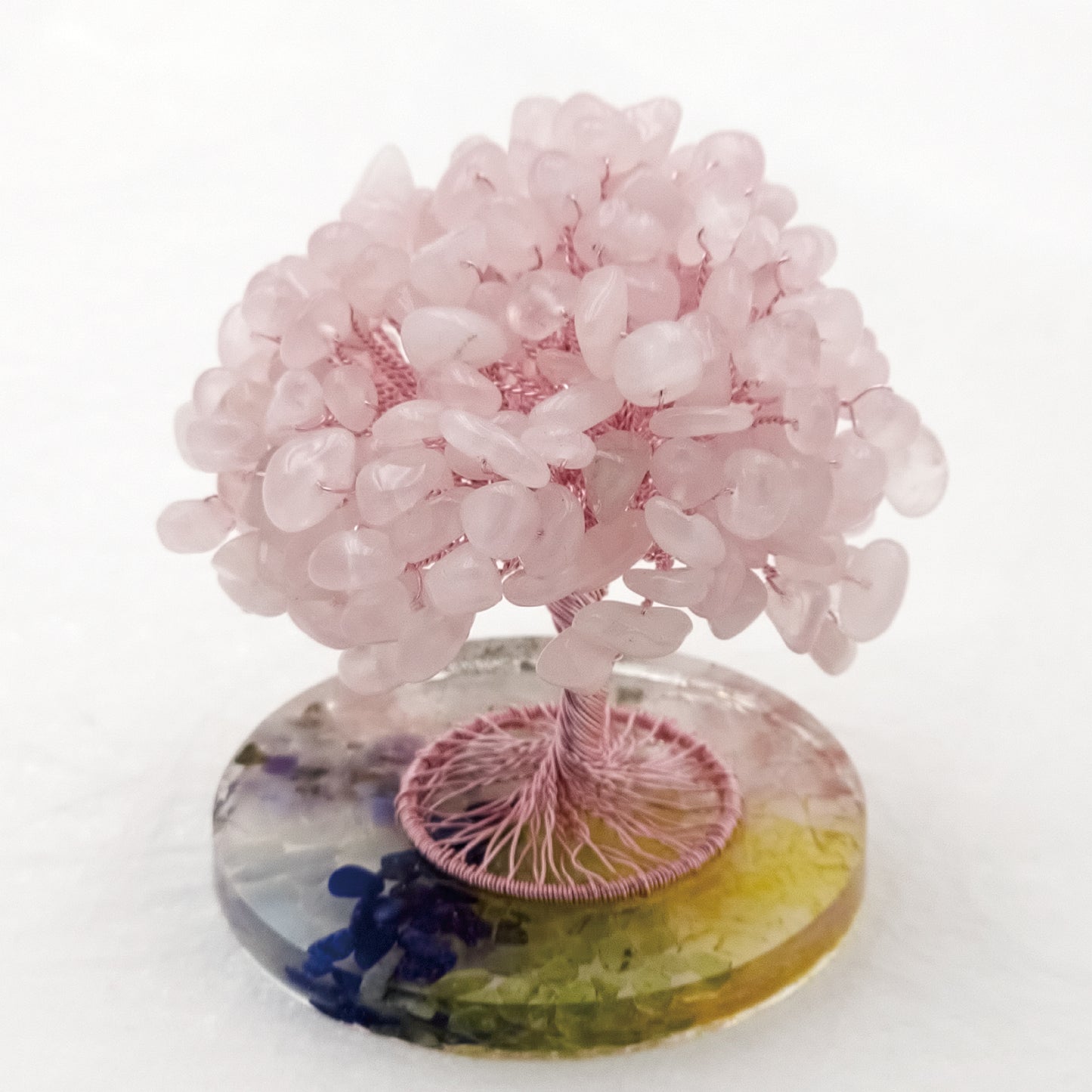 Rose Quartz Lucky Love Crystal Tree L @ Lucky Love Series