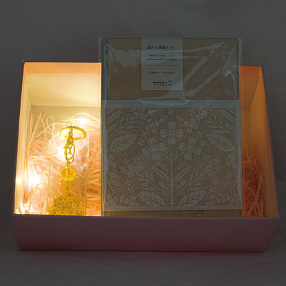 Citrine Lucky Crystal Cat's Claw Key-chain @ Love Paradise Series