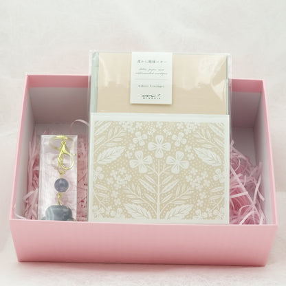 Amethyst Lucky Crystal Cat's Claw Key-chain @ Love Paradise Series