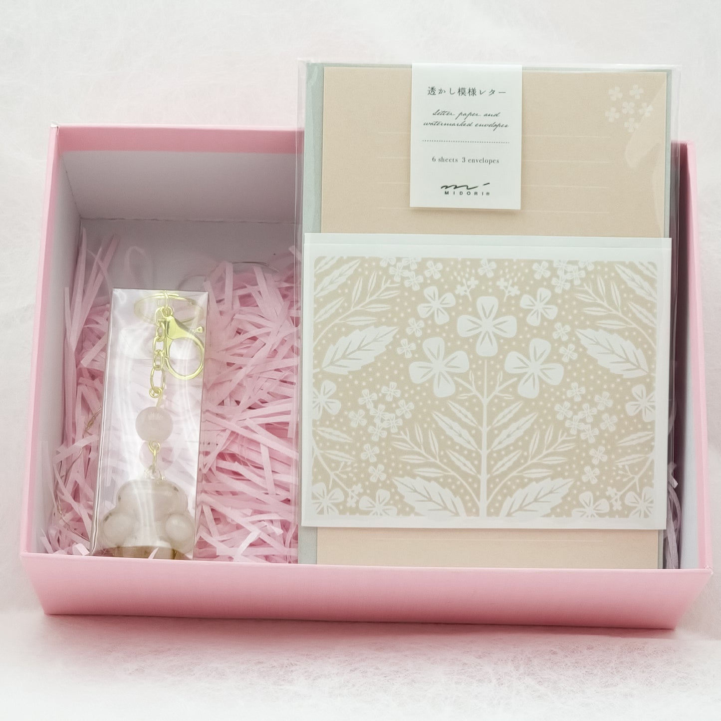 Rose Quartz Lucky Crystal Cat's Claw Key-chain A @ Love Paradise Series