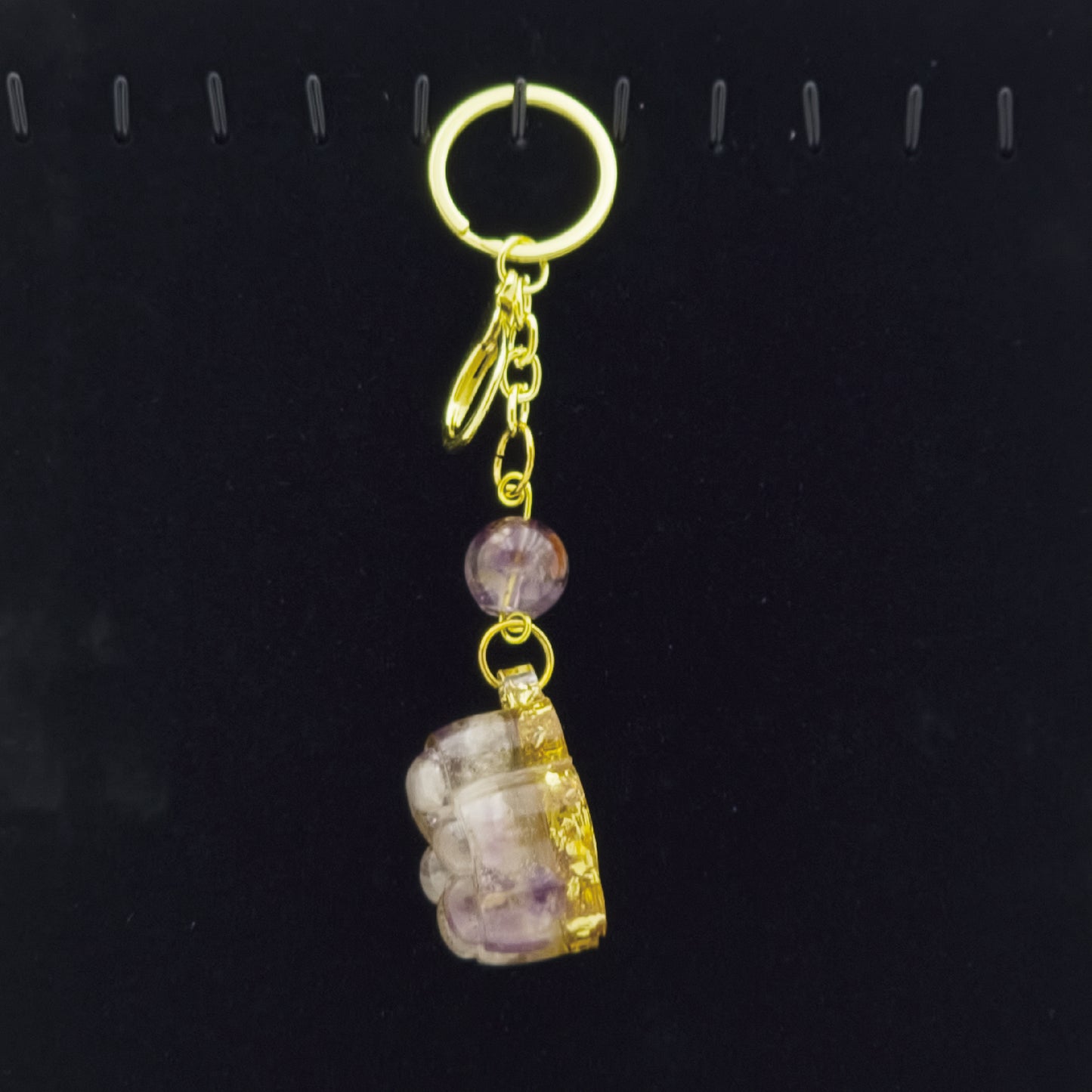 Super Seven Lucky Crystal Cat's Claw Key-chain @ Love Paradise Series
