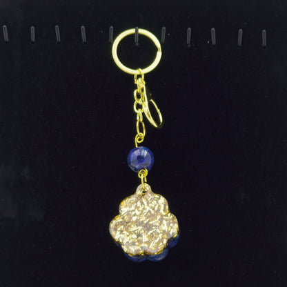 Lapis Lazuli Lucky Crystal Cat's Claw Key-chain @ Love Paradise Series