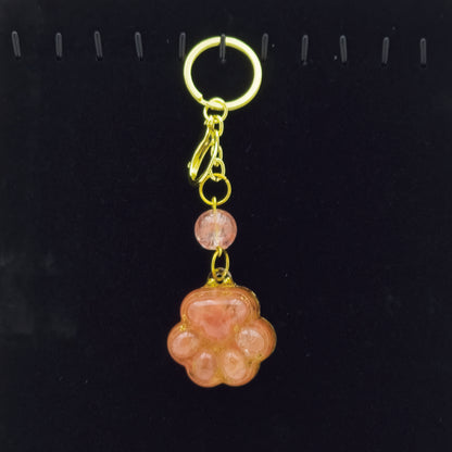 Watermelon Red Crystal Cat's Claw Key-chain @ Love Paradise Series