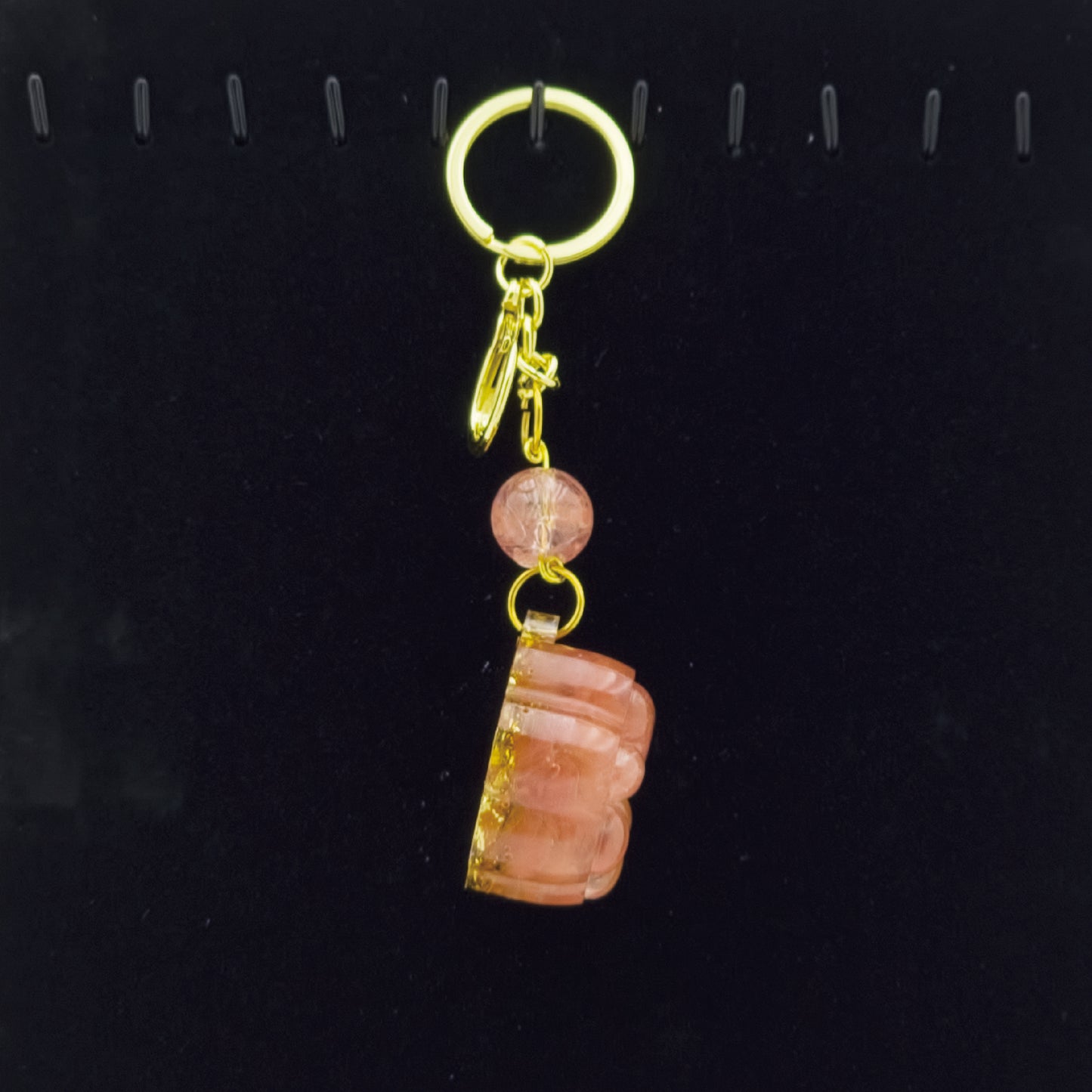 Watermelon Red Crystal Cat's Claw Key-chain @ Love Paradise Series