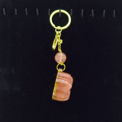 Watermelon Red Crystal Cat's Claw Key-chain @ Love Paradise Series