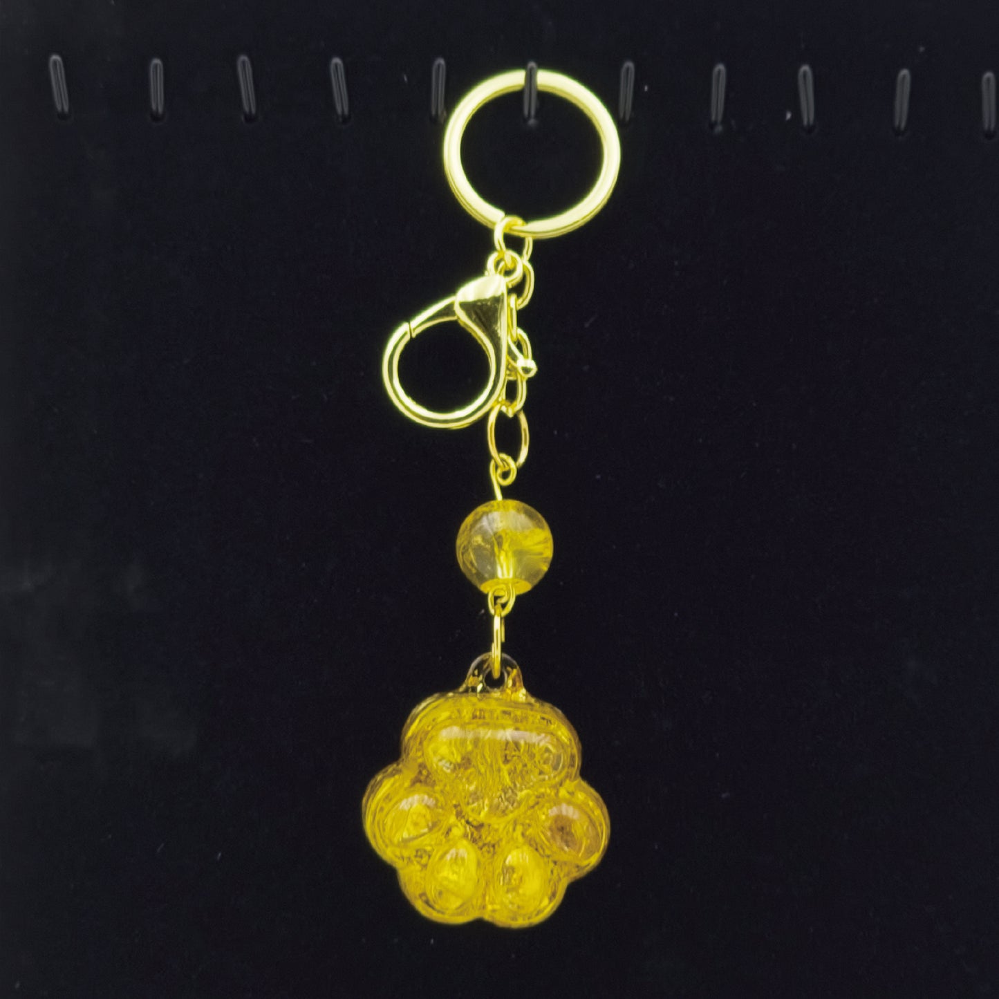 Citrine Lucky Crystal Cat's Claw Key-chain @ Love Paradise Series