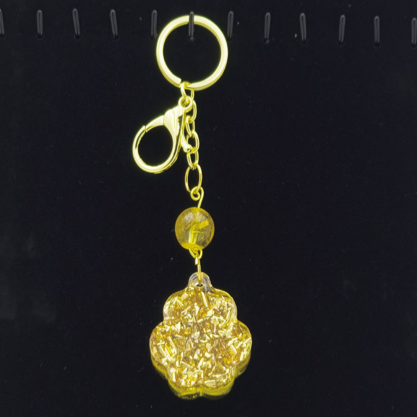 Citrine Lucky Crystal Cat's Claw Key-chain @ Love Paradise Series