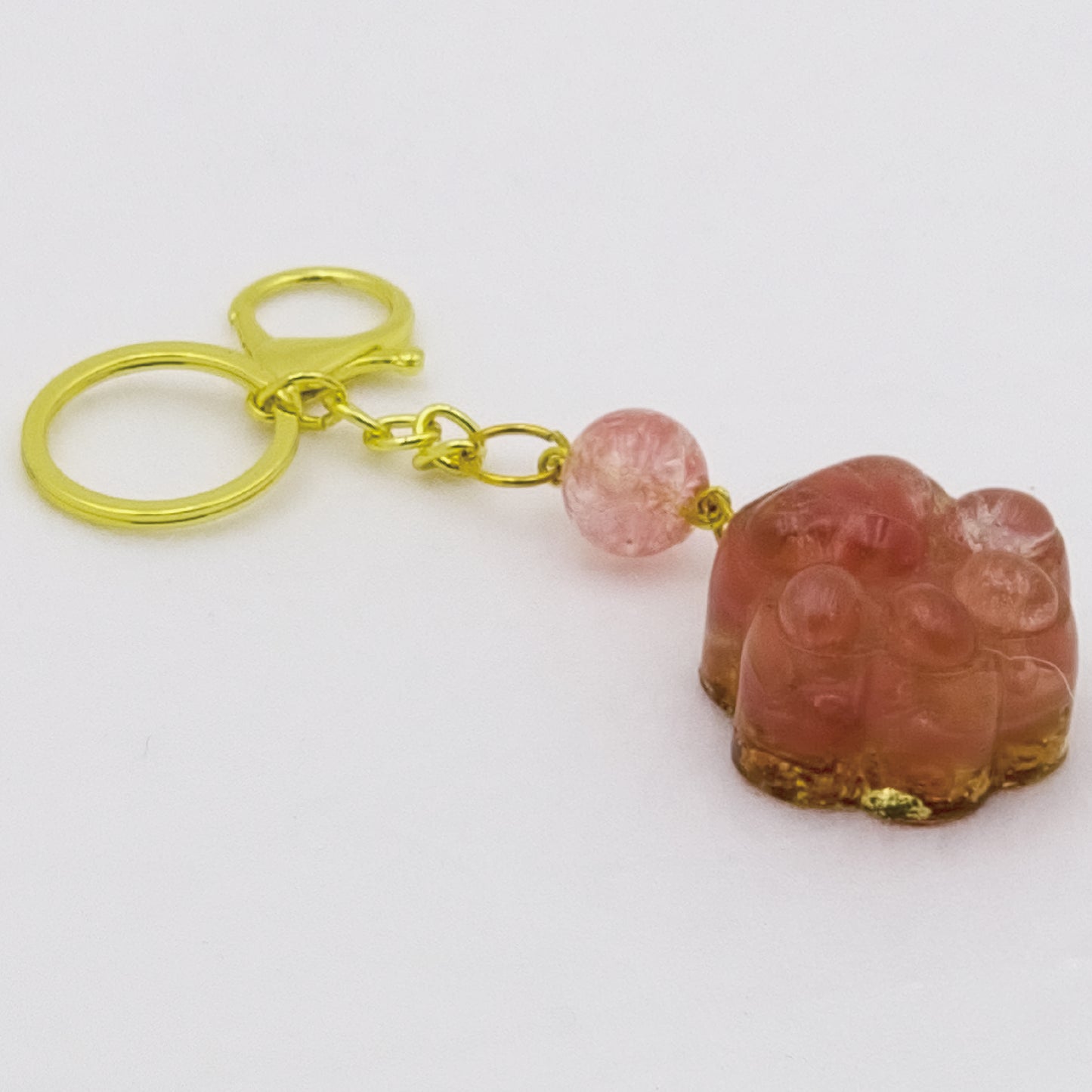 Watermelon Red Crystal Cat's Claw Key-chain @ Love Paradise Series