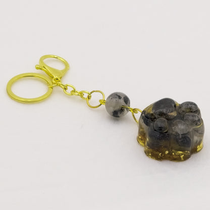 Black Rutilated Quartz Cat's Claw Key-chain @ Love Paradise Series