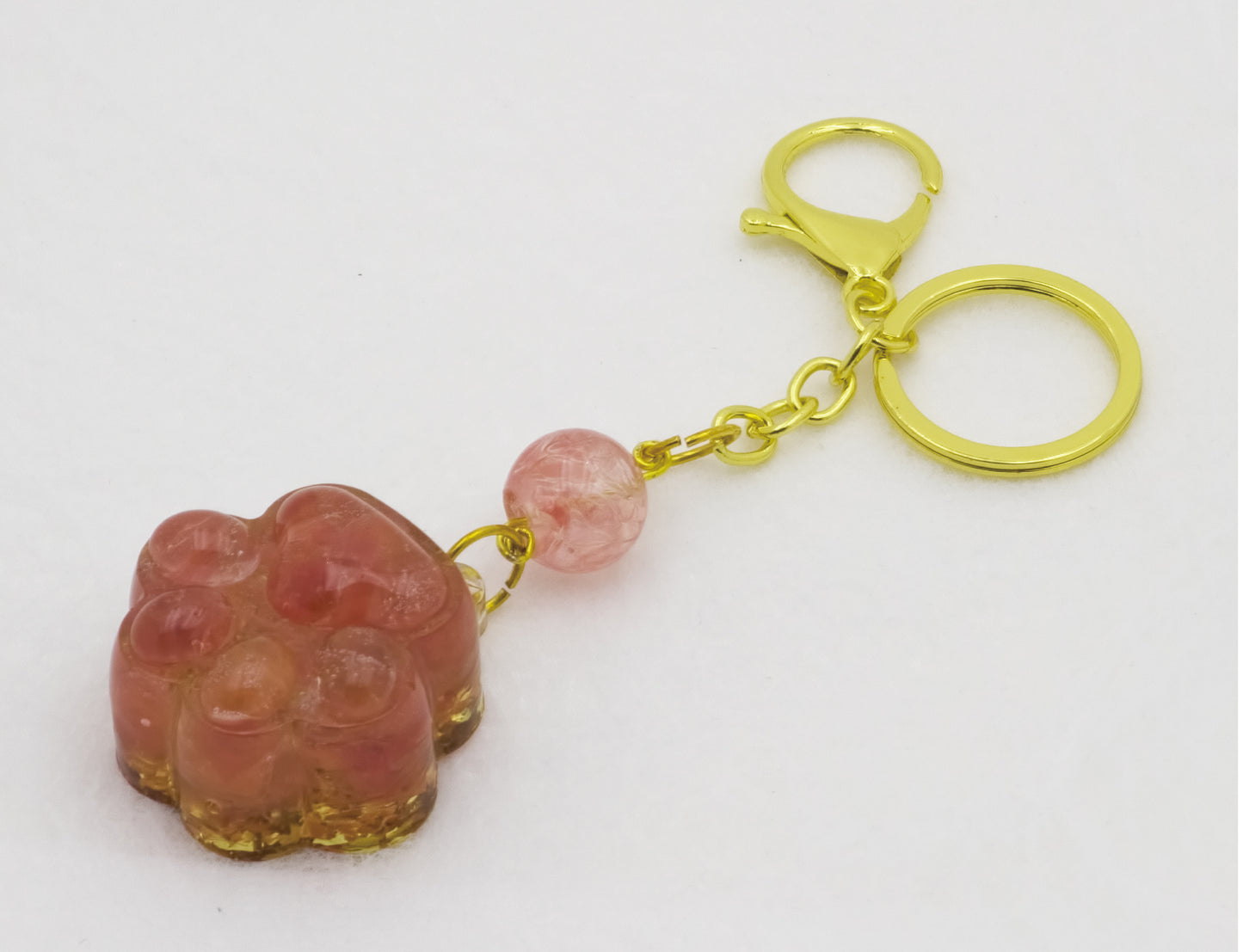Watermelon Red Crystal Cat's Claw Key-chain @ Love Paradise Series