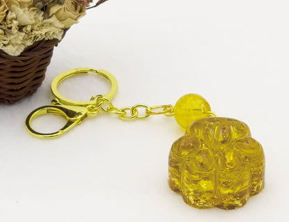Citrine Lucky Crystal Cat's Claw Key-chain @ Love Paradise Series
