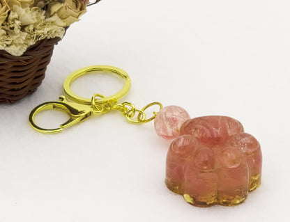 Watermelon Red Crystal Cat's Claw Key-chain @ Love Paradise Series