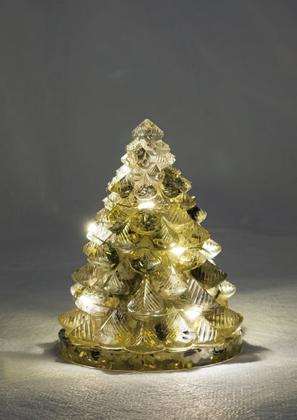Black Rutilated Quartz Christmas Crystal Tree @ First Love Series