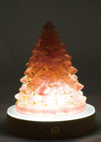 Watermelon Red Crystal Christmas Crystal Tree @ First Love Series