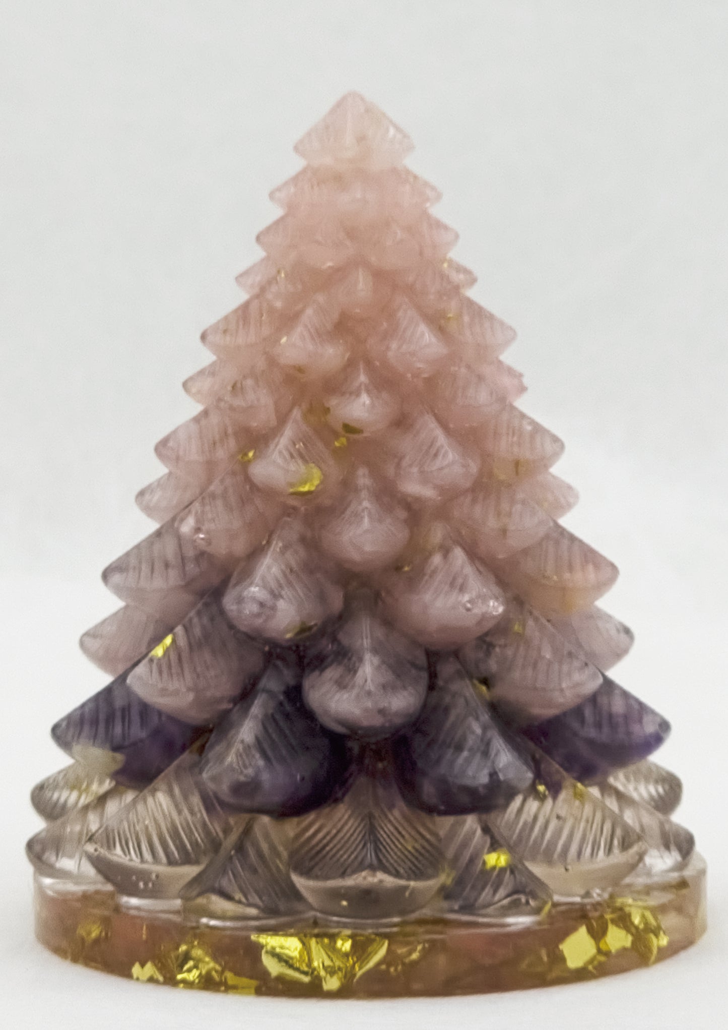 Rose quartz Amethyst Christmas Crystal Tree @ First Love Series