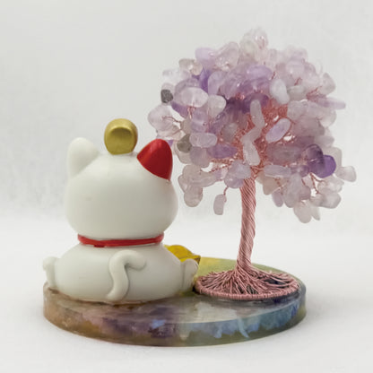 Lavender Amethyst Lucky Love Crystal Tree @ Lucky Love Series