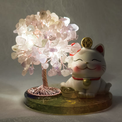 Lavender Amethyst Lucky Love Crystal Tree @ Lucky Love Series