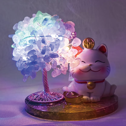 Lavender Amethyst Lucky Love Crystal Tree @ Lucky Love Series